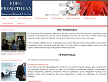 Tablet Screenshot of firstpromethean.com